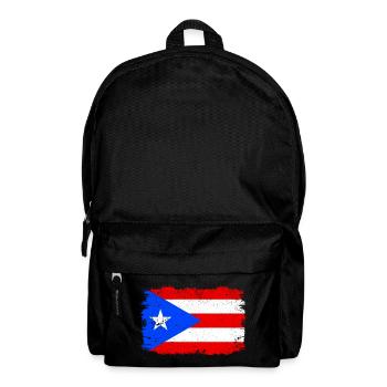 Puerto Rico Flag Caribbean Island Puerto Rico USA - Backpack - black - Front