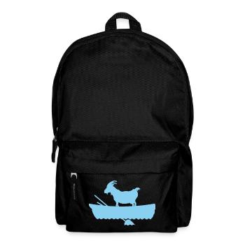 G.O.A.T. Ziege im Boot - Rucksack - Schwarz - Vorne