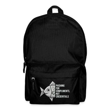 Phishing for Compliments Cyber Security - Backpack - black - Front