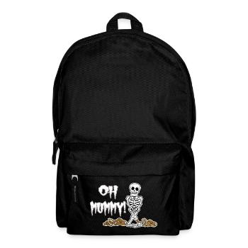 Oh Maman ! Squelette d’Halloween drôle - Sac à dos - noir - Devant