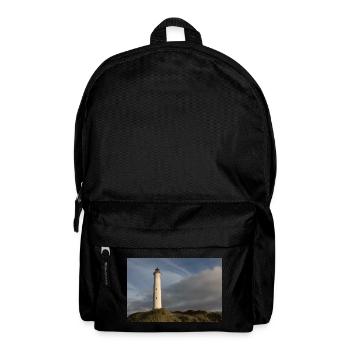 Leuchtturm Lingvig Fyr Ringkobing Dänemark - Rucksack - Schwarz - Vorne