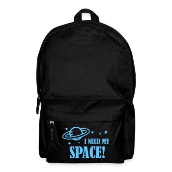 I Need My Space Planet Ring - Backpack - black - Front