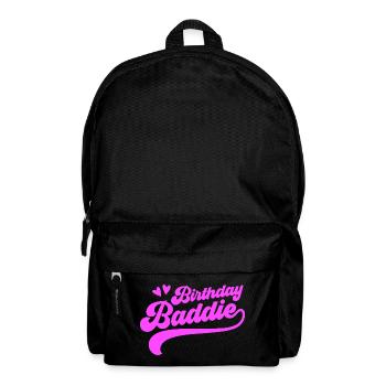 Méchant d’anniversaire - Sac à dos - noir - Devant