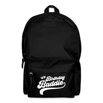 Méchant d’anniversaire - Sac à dos - noir - Devant