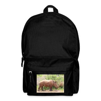 Rhino in the Grasslands - Backpack - black - Front