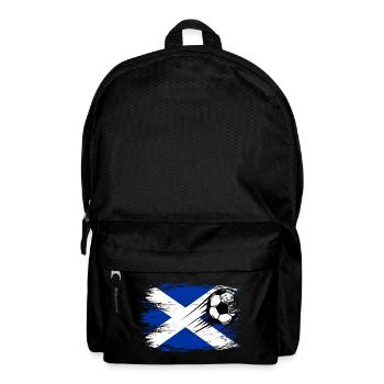 Scotland flag football used - Backpack - black - Front