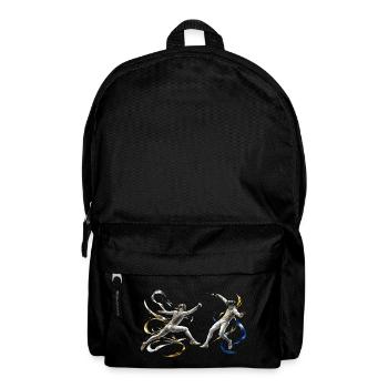 Duellfecht-Energie-Bänder - Rucksack - Schwarz - Vorne