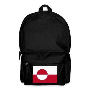 Greenland Flag - Greenlandic Flag - Backpack - black - Front