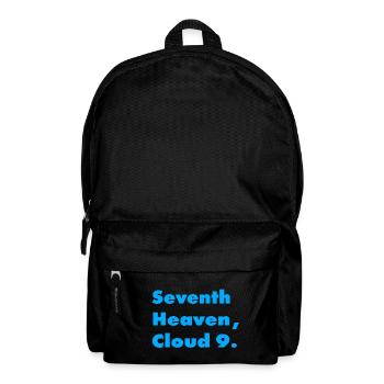 AU SEPTIÈME CIEL, SUR UN NUAGE 9 - Sac à dos - noir - Devant
