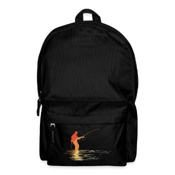 Fischer Sketch Style rétro - Sac à dos - noir - Devant