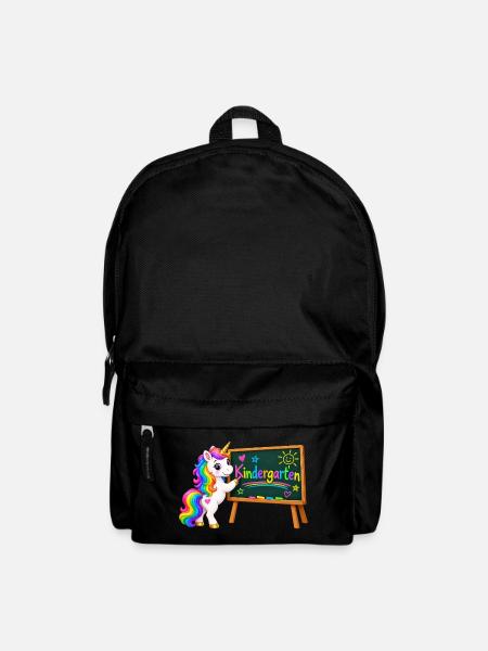 Kindergarten Einhorn - Rucksack - Schwarz
