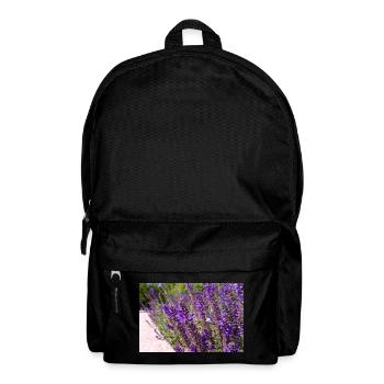Vibrant Purple Salvia Flowers - Rucksack - Schwarz - Vorne