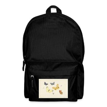 Sheet_of_Studies_with_Five_Butterflies - Rucksack - Schwarz - Vorne