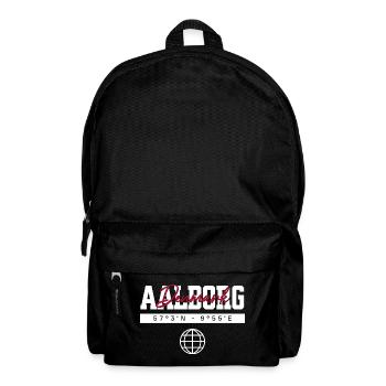 Aalborg Dänemark Koordinaten Reise Souvenir - Rucksack - Schwarz - Vorne