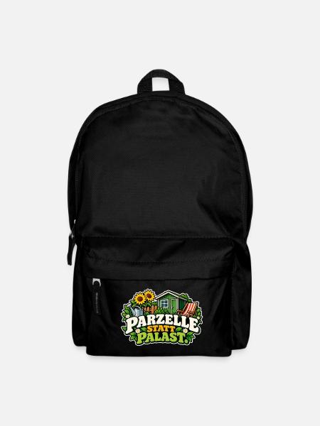 Parzelle statt Palast - Rucksack - Schwarz