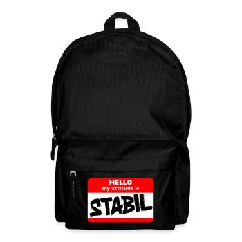STABIL - HELLO GRUNGE - Rucksack - Schwarz - Vorne