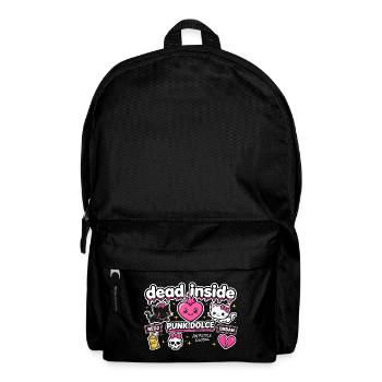 Süßes urbanes Punk-Herz - Rucksack - Schwarz - Vorne