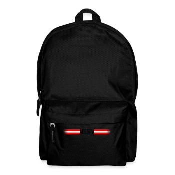 Österreich Flagge/Banner 007 AllroundDesigns - Rucksack - Schwarz - Vorne