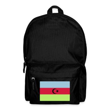 Azerbaïdjan T-shirt Azerbaïdjan Bayrak - Sac à dos - noir - Devant