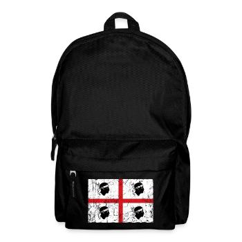 Sardinia flag vintage effect - Backpack - black - Front