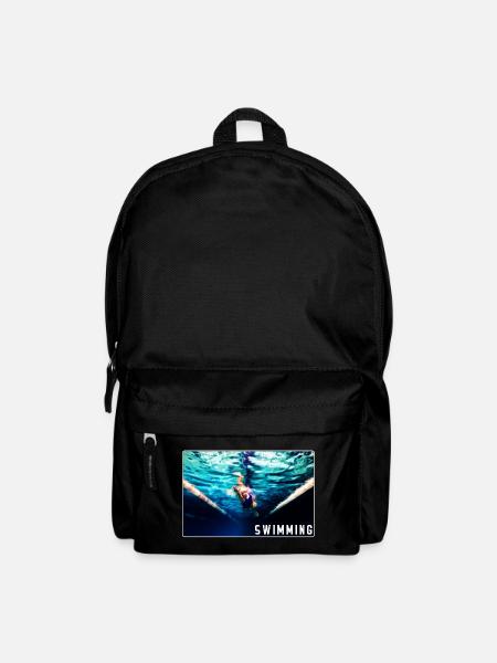 Natation - conception - Sac à dos - noir