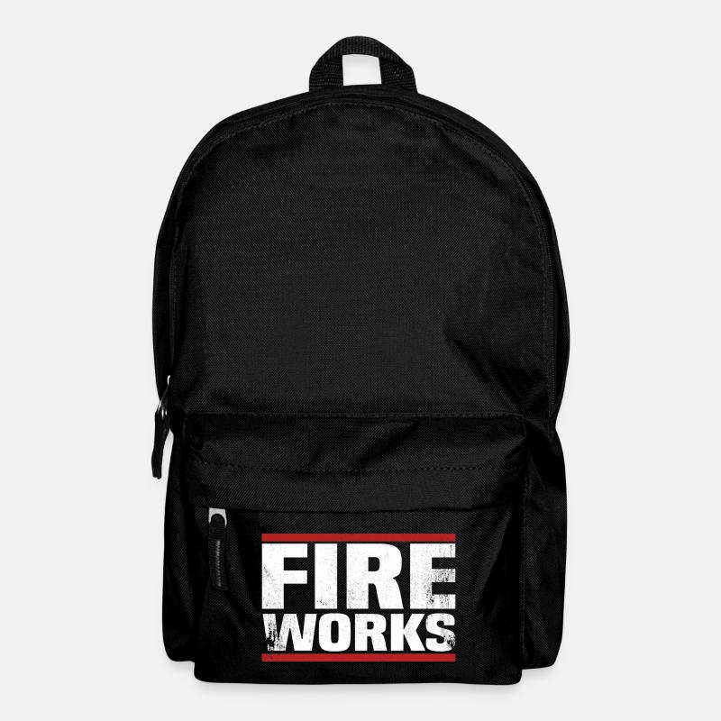 fireworks shirt - Backpack - black
