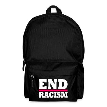 End Racism - Rucksack - Schwarz - Vorne
