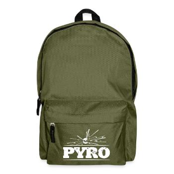 Pyro Explosive Feuerwerk - Rucksack - Olivgrün - Vorne