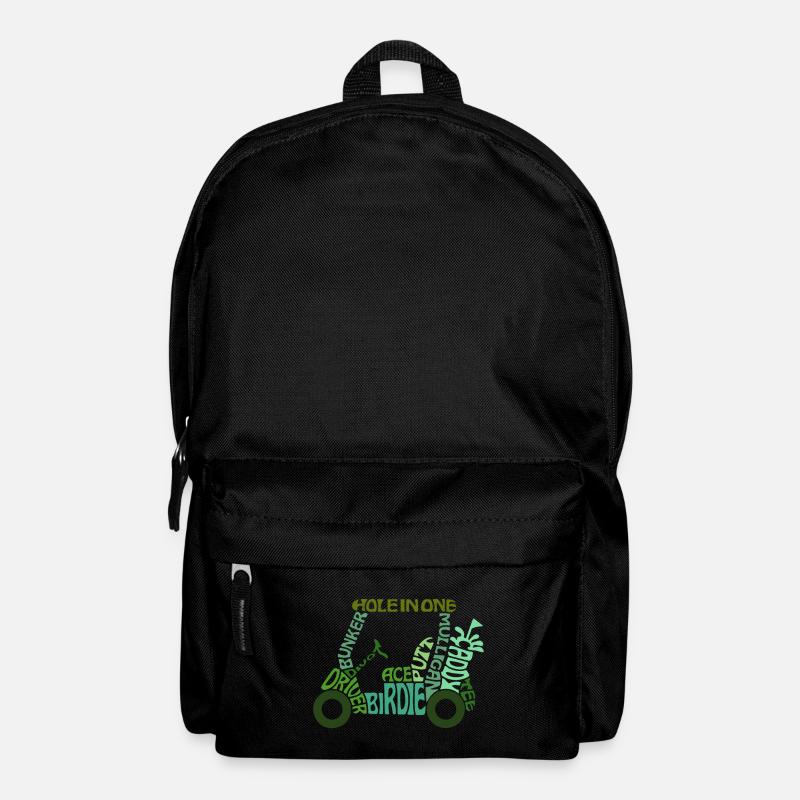 Golf Golf Golf-Begriffe - Rucksack - Schwarz