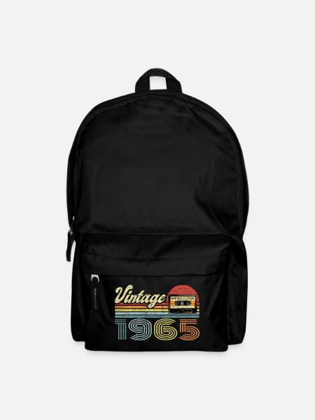 Vintage 1965 Kassette Mixtape - 56. Geburtstag - Rucksack - Schwarz