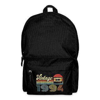 Vintage 1994 Kassette Mixtape - 27. Geburtstag - Rucksack - Schwarz - Vorne