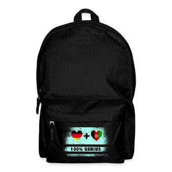 Deutschland und Afghanistan Genial / Geschenk - Rucksack - Schwarz - Vorne