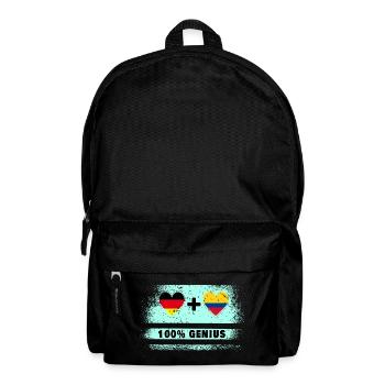 Germany and Colombia 100% Ingenious / Gift - Backpack - black - Front