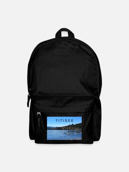 Titisee im Schwarzwald - Rucksack - Schwarz