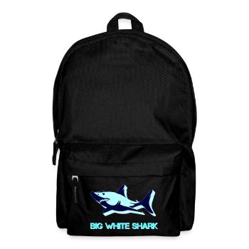 See, raubfische, badezimmersprüche - Rucksack - Schwarz - Vorne