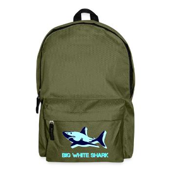 See, raubfische, badezimmersprüche - Rucksack - Olivgrün - Vorne