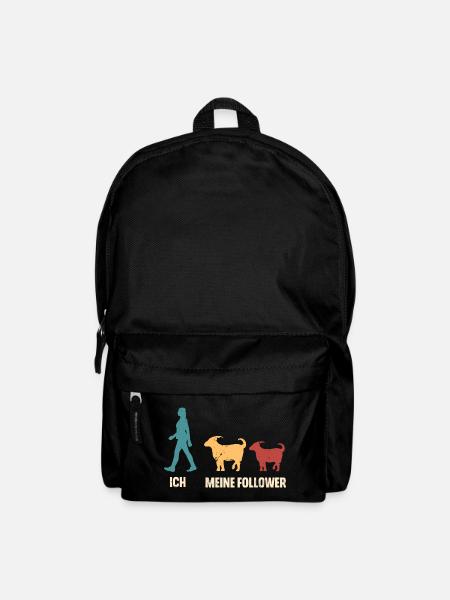 Ziege Hirte Ziegen - Rucksack - Schwarz
