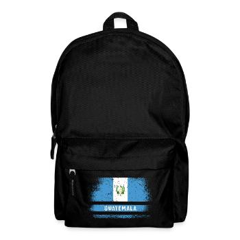 Guatemala Flagge - Rucksack - Schwarz - Vorne