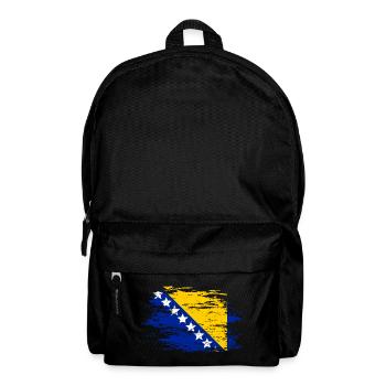 Bosnia flag used - Backpack - black - Front