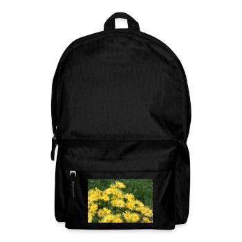 Flowers gem root yellow - Backpack - black - Front
