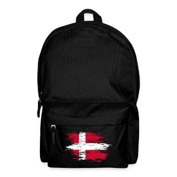 Drapeau du Danemark utilisé - Sac à dos - noir - Devant