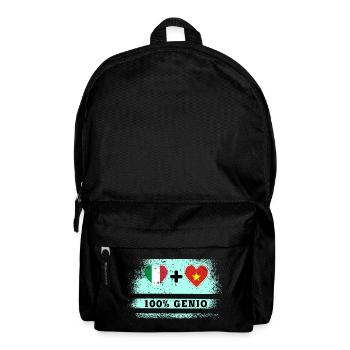 Italie et Vietnam 100% drapeau de génie - Sac à dos - noir - Devant