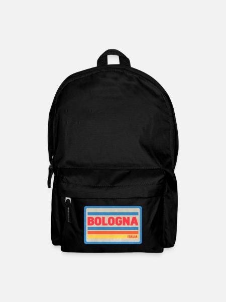 Bologna Italia Vintage Streifen - Rucksack - Schwarz