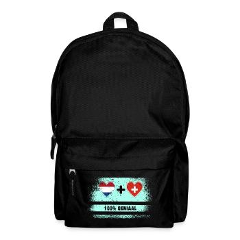 Have you put the Netherlands and Switzerland in your heart? - Backpack - black - Front
