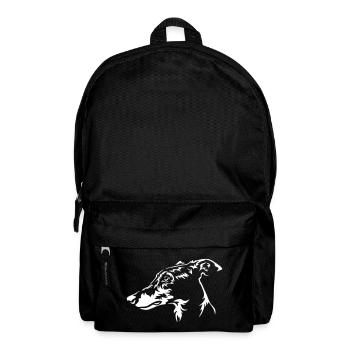 Greyhound Head "Black Edition" - Backpack - black - Front