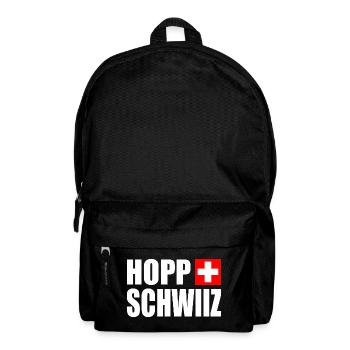 Hopp schwiiz - Backpack - black - Front