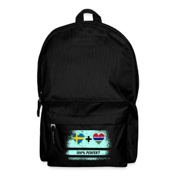 Gambia and Sweden 100% Perfect / Gift - Backpack - black - Front