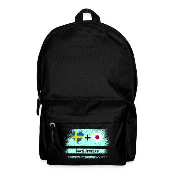 Japon et Suède 100% parfait / cadeau - Sac à dos - noir - Devant