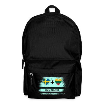 Lithuania and Sweden 100% perfect / gift - Backpack - black - Front
