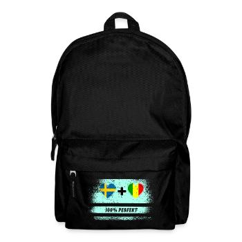 Mali et Suède 100% Parfait / Cadeau - Sac à dos - noir - Devant